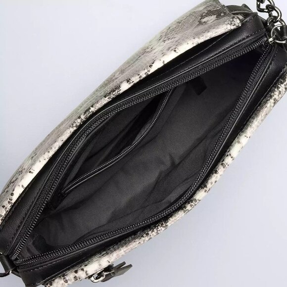 Simply Vera Vera Wang Sintra Faux Snakeskin Crossbody Bag - Picture 3 of 4